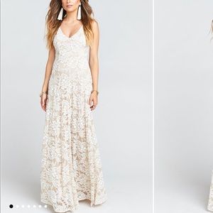 NWT Lace Maxi Dress